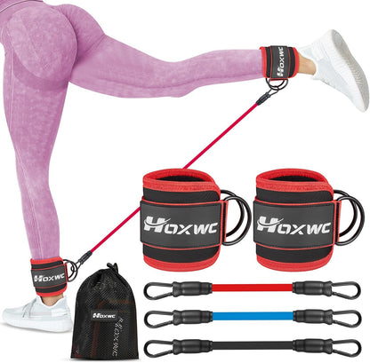 Ankle Resistance Bands with Cuffs, Leg & Booty Workout