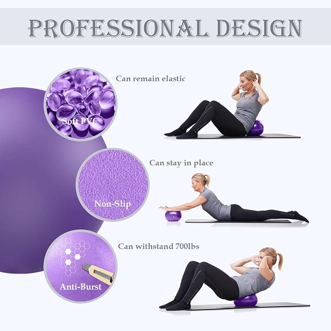 Soft Mini Pilates Yoga Ball, Small Exercise Ball